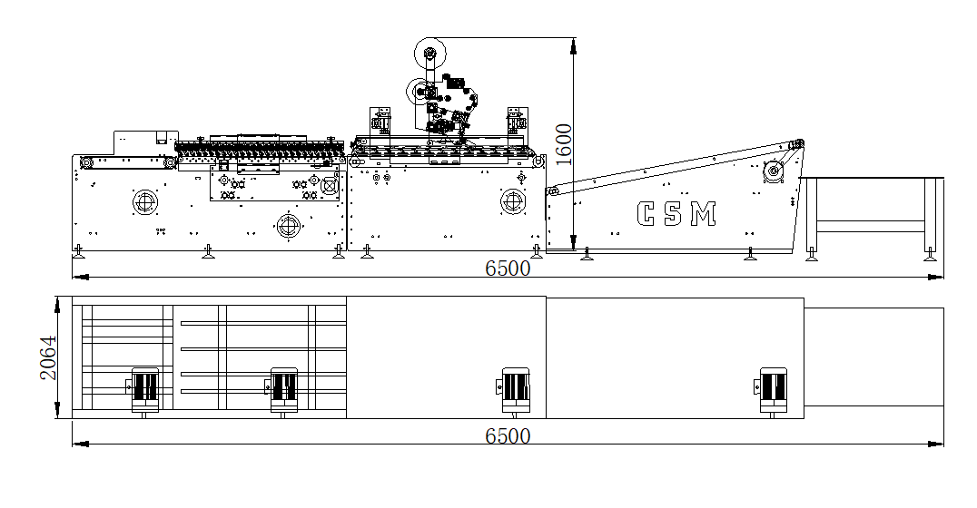 AUTOMATIC HIGH-SPEED LABELING APPLICATOR MACHINE